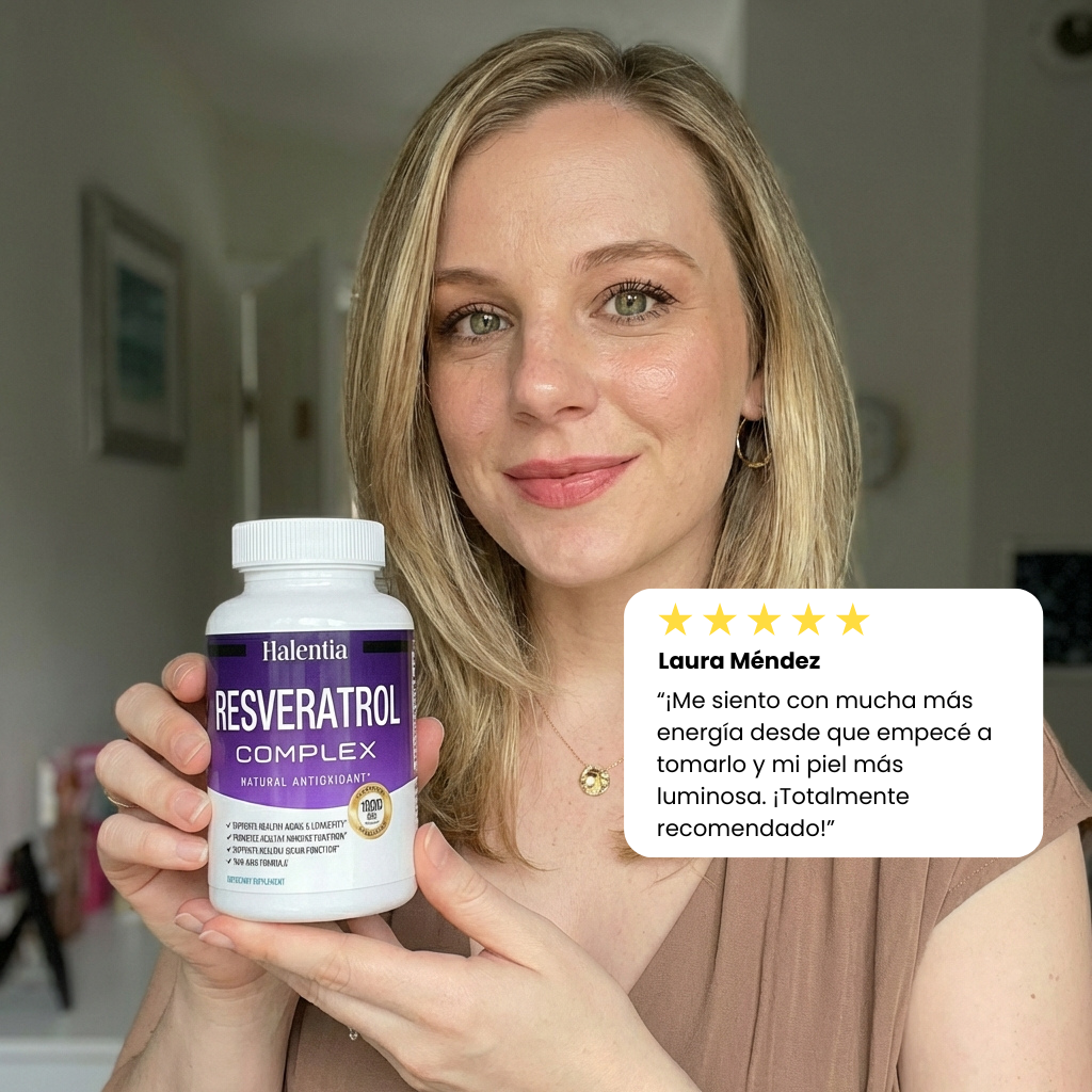 Halentia® Suplemento de Resveratrol 1800mg